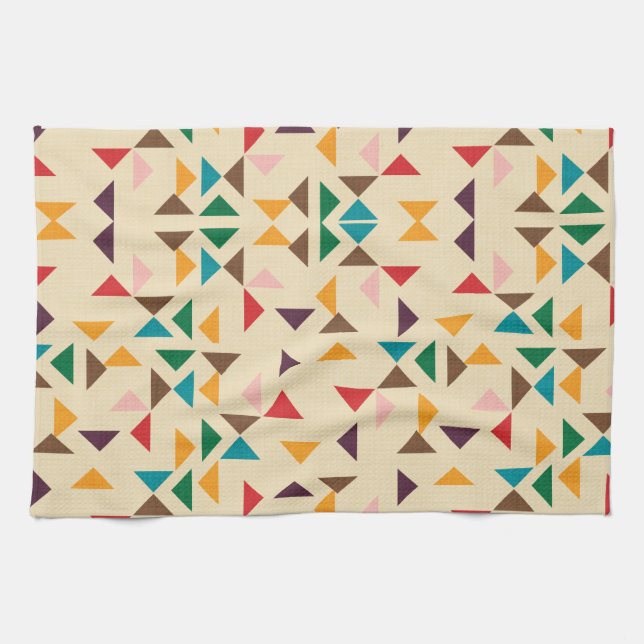 Linge De Cuisine Kilim triangle pattern (Horizontal)