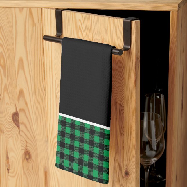 Linge De Cuisine Kitchen Towel-Buffalo Plaid (Pliage en tiers)