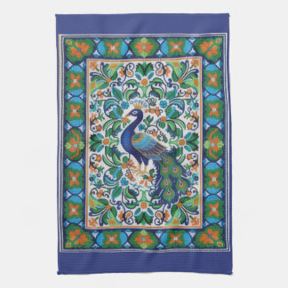 Linge De Cuisine Kitchen Towels - Peacock