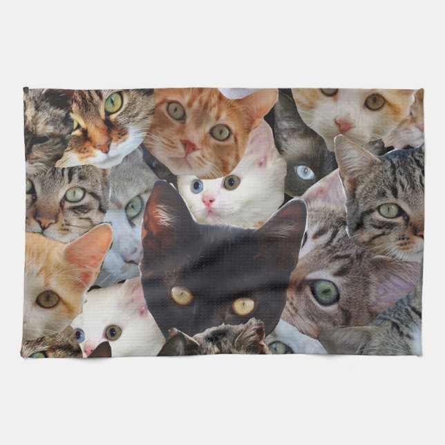 Linge De Cuisine Kitty Collage (Horizontal)