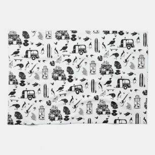 Linge De Cuisine kiwi motif d'été TRANS