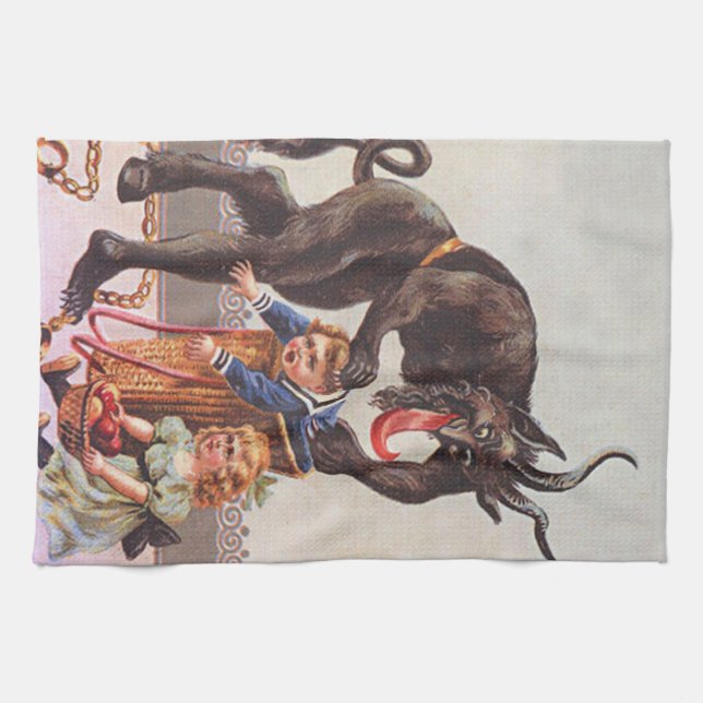 Linge De Cuisine Krampus kidnapping (Horizontal)