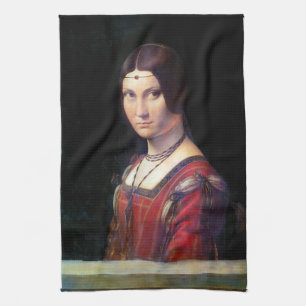 Linge De Cuisine La Belle Ferronnière, Léonard de Vinci
