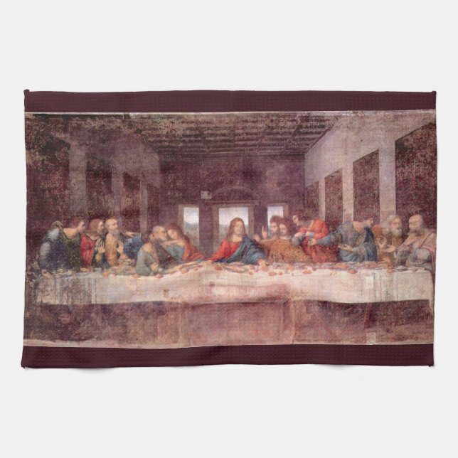 Linge De Cuisine La Cène de Léonard de Vinci (Horizontal)