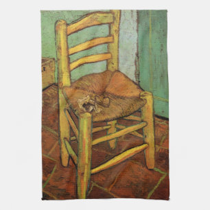Linge De Cuisine La chaise de Vincent avec son tuyau par Vincent va
