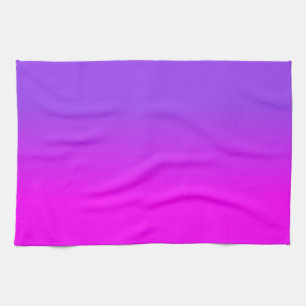 Linge De Cuisine La couleur au néon d'ombre d'Ombre de pourpre et