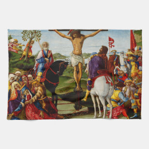 Linge De Cuisine La Crucifixion par Benvenuto di Giovanni