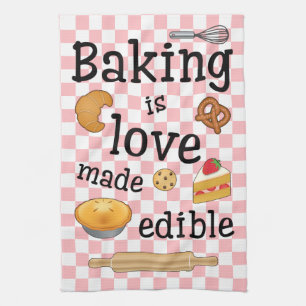 Linge De Cuisine La cuisson est l'amour rendu comestible : Baker's