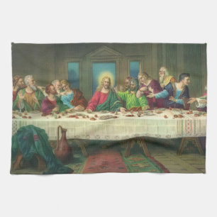 Linge De Cuisine La Dernière Cène Originaire de Léonard de Vinci
