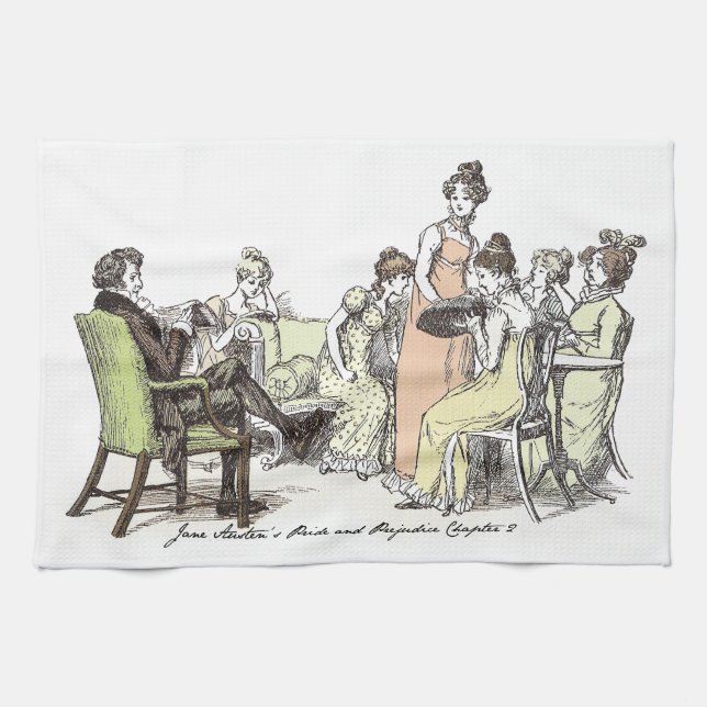 Linge De Cuisine La famille Bennet - Jane Austen Pride & Prejudice (Horizontal)