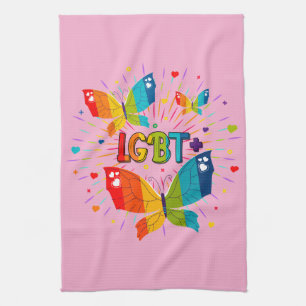 Linge De Cuisine La fierté papillon L'amour est l'amour Sensibilisa