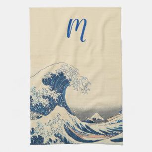 Linge De Cuisine La Grande Vague - L'art japonais
