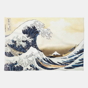 Linge De Cuisine La grande vague outre de Kanagawa