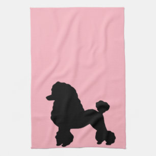Linge De Cuisine la jupe rose de caniche des années 1950 a inspir