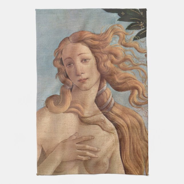 Linge De Cuisine La naissance de Vénus (détail) par Sandro Botticel (Vertical)