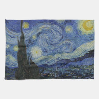Linge De Cuisine La Nuit étoilée par Vincent Van Gogh