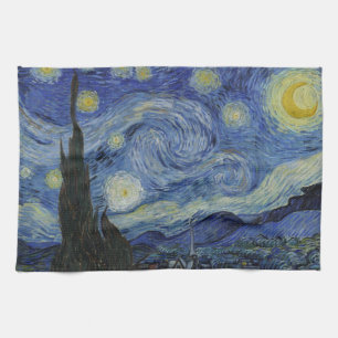 Linge De Cuisine La Nuit étoilée, peinture à l'huile, Vincent Van G