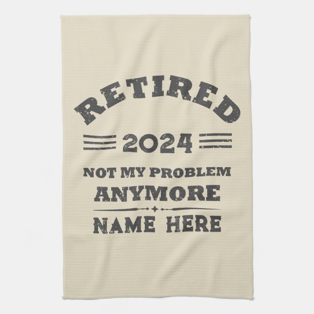 Linge De Cuisine La retraite personnalisée n'est plus mon problème (Vertical)