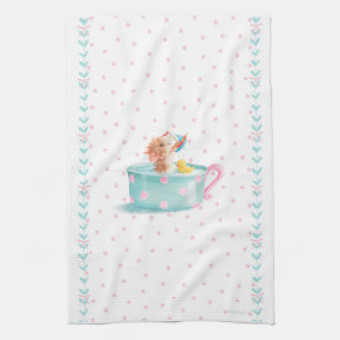 Linge De Cuisine La Souris Tiffre prend un bain de thé