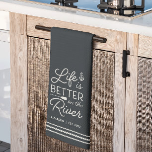 Linge De Cuisine La vie personnalisée est meilleure sur la rivière