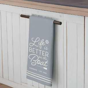 Linge De Cuisine La vie personnalisée est meilleure sur le bateau