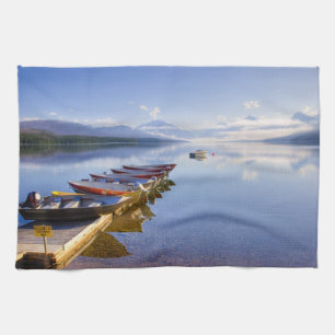 Linge De Cuisine Lac McDonald, Parc national de Glacier, Montana,