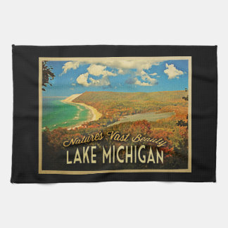 Linge De Cuisine Lac Michigan Vintage