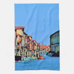 Linge De Cuisine Lagon vénitien - MURANO - vue