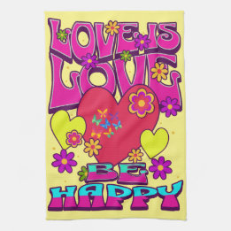 Linge De Cuisine L'AMOUR LGBTQIA+ EST L'AMOUR. Soyez heureux