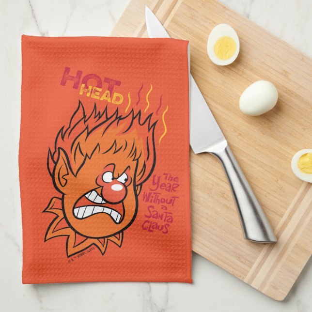 Linge De Cuisine L'ANNÉE SANS SANTA CLAUS™ | Tête chaude (Quart Plié)