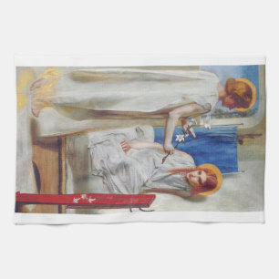 Linge De Cuisine L'Annonciation par Dante Gabriel Rossetti