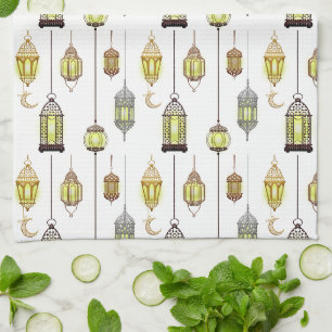 Linge De Cuisine Lanternes Ramadan Moubarak Oriental Arabe Musulman