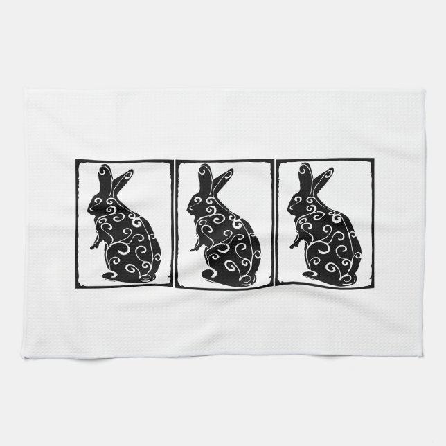 Linge De Cuisine lapin (Horizontal)