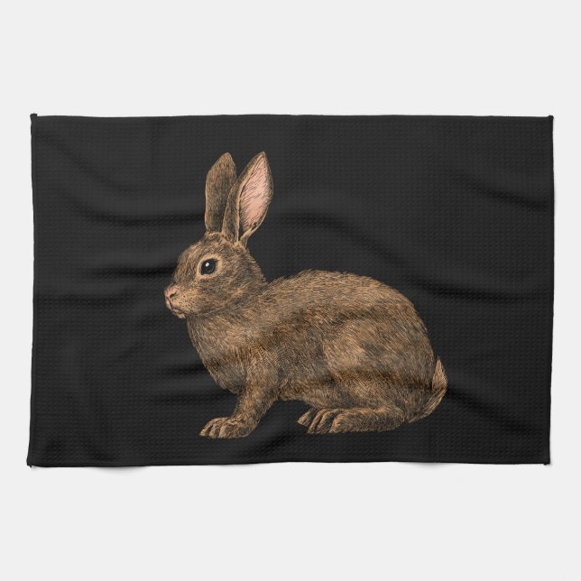 Linge De Cuisine Lapin 2 (Horizontal)