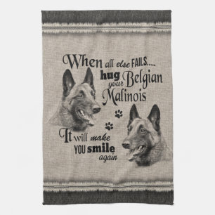 Linge De Cuisine L'art malinois belge quand tout échoue citation