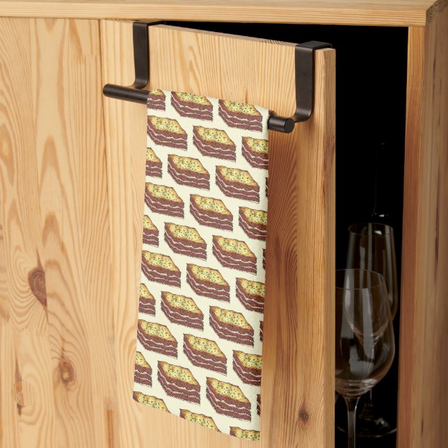 Linge De Cuisine Lasagna Lasagna Italienne Cuisine américaine (Pliage en tiers)