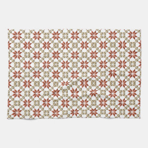 Linge De Cuisine Latvian Morning SUN motif géométrique IX