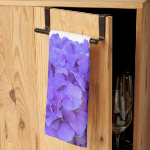 Linge De Cuisine Lavande lilas violet Hydrangeas violet Fleurs