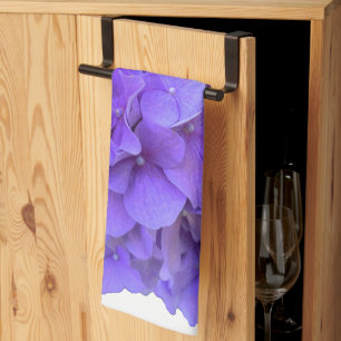 Linge De Cuisine Lavande lilas violet Hydrangeas violet Fleurs