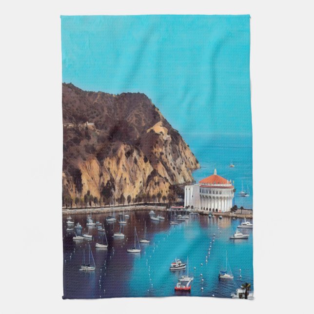 Linge De Cuisine ldp PÈRE NOËL CATALINA ISLAND - port - (Vertical)