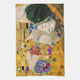 Linge De Cuisine Le Baiser de Gustav Klimt