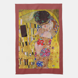 Linge De Cuisine Le baiser par Gustav Klimt