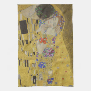 Linge De Cuisine Le Baiser, Peinture à l'huile Art Nouveau, Gustav 