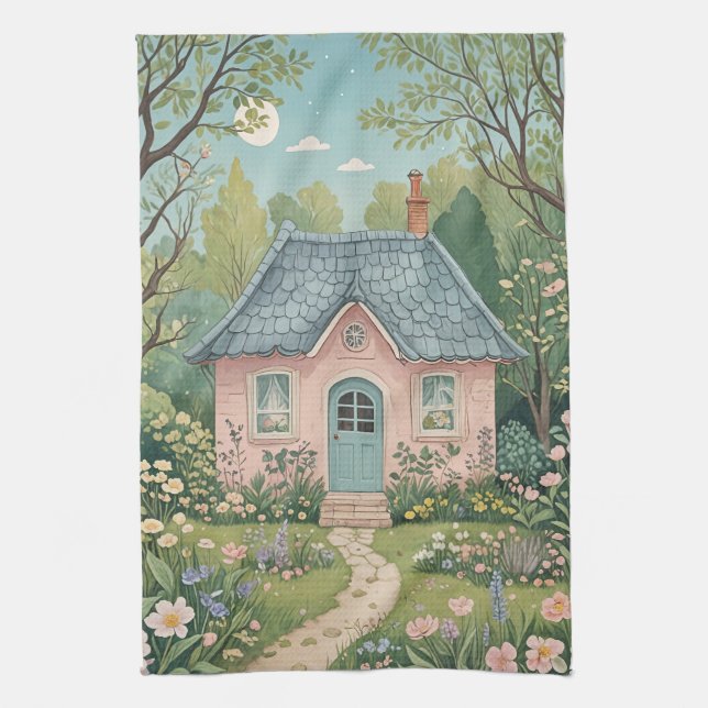 Linge De Cuisine Le chalet dans les bois (Vertical)