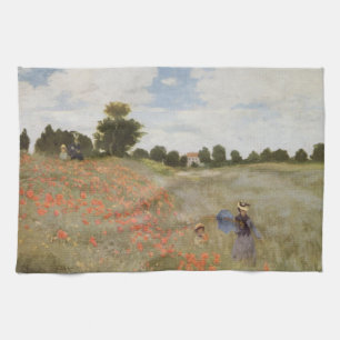 Linge De Cuisine Le champ de pavot de Monet