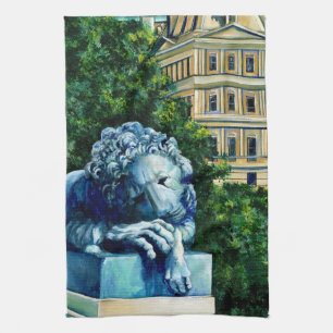 Linge De Cuisine Le Chat qui mange le canari