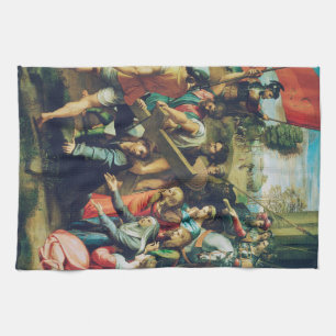 Linge De Cuisine Le Christ tombant sur le chemin du Calvaire
