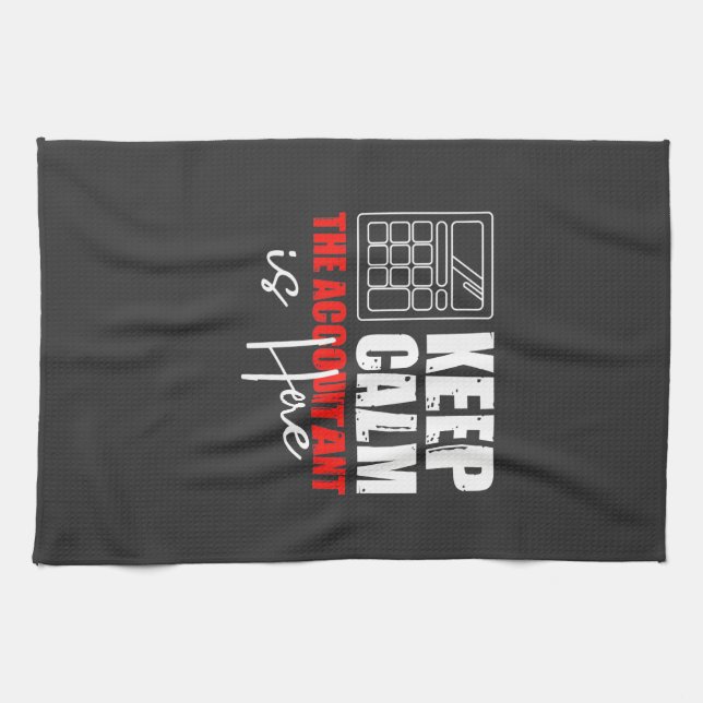 Linge De Cuisine Le Comptable Est Là (Horizontal)