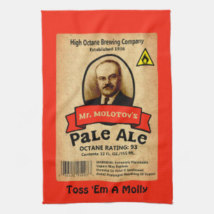 Linge De Cuisine Le Étiquette Pale Ale de M. Molotov