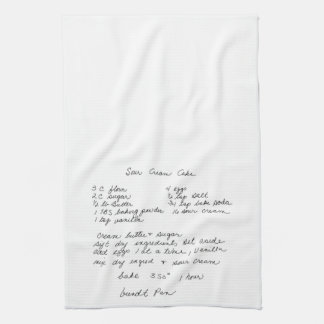 Linge De Cuisine Le gâteau à la crème aigue de Yia